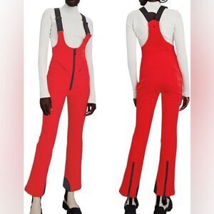 Goldbergh Phoebe Ski Pants Salopettes Bibs NWOT Flame Red US 8